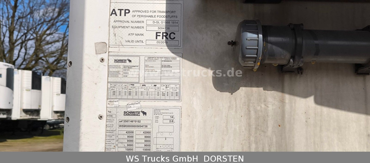 Semirremolque frigorífico Schmitz Cargobull SKO 24 Kühlauflieger Vector 1550 Strom/Diesel: foto 7 Semirremolque frigorífico Schmitz Cargobull SKO 24 Kühlauflieger Vector 1550 Strom/Diesel: foto 7