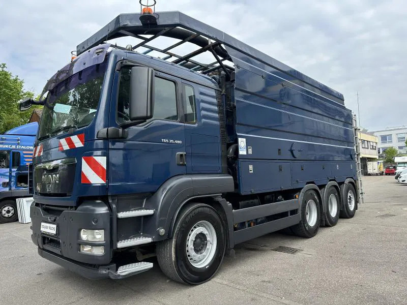MAN TGS 35.480 8X4 ASSMANN Saug/Spülwagen Kanalreiniger - Camión: foto 1 MAN TGS 35.480 8X4 ASSMANN Saug/Spülwagen Kanalreiniger - Camión: foto 1