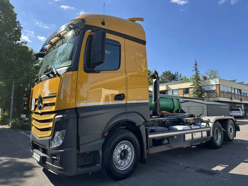 Mercedes-Benz Actros 2546 6x2 2646 Lenk/Lift MEILLER 2170 Intarder - Camión portacontenedore/ Intercambiable, Camión grúa: foto 1 Mercedes-Benz Actros 2546 6x2 2646 Lenk/Lift MEILLER 2170 Intarder - Camión portacontenedore/ Intercambiable, Camión grúa: foto 1