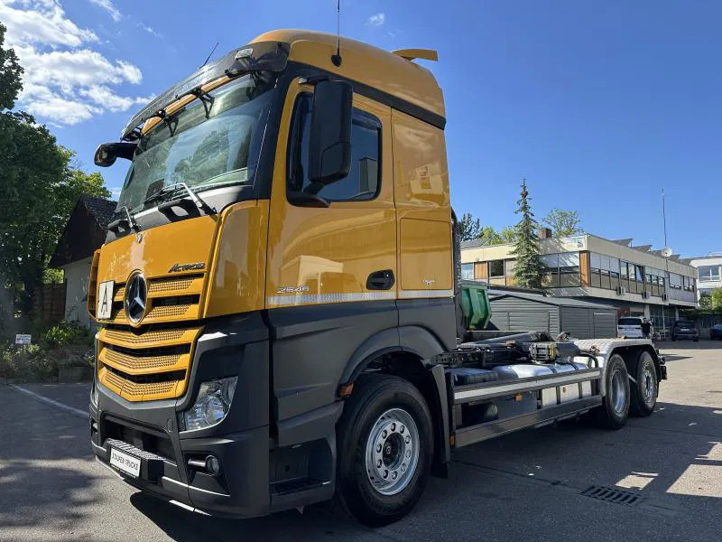 Mercedes-Benz Actros 2546 6x2 2646 Lenk/Lift MEILLER 2170 Intarder - Camión portacontenedore/ Intercambiable, Camión grúa: foto 2 Mercedes-Benz Actros 2546 6x2 2646 Lenk/Lift MEILLER 2170 Intarder - Camión portacontenedore/ Intercambiable, Camión grúa: foto 2