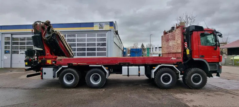 Mercedes-Benz Actros 4146 AK 8X8 FASSI 660 EINZELBER SEILWINDE - Camión caja abierta, Camión grúa: foto 2 Mercedes-Benz Actros 4146 AK 8X8 FASSI 660 EINZELBER SEILWINDE - Camión caja abierta, Camión grúa: foto 2