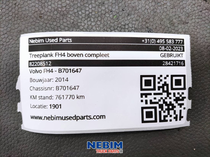 Volvo Volvo - 82208512 - Treeplank FH4 boven compleet - Recambio para Camión: foto 5 Volvo Volvo - 82208512 - Treeplank FH4 boven compleet - Recambio para Camión: foto 5