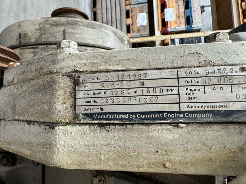 Cummins KTA50-M CPL0977 USED - Maquinaria de construcción: foto 5 Cummins KTA50-M CPL0977 USED - Maquinaria de construcción: foto 5