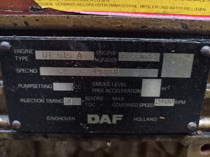 DAF DT 615 A USED - Maquinaria de construcción: foto 5 DAF DT 615 A USED - Maquinaria de construcción: foto 5