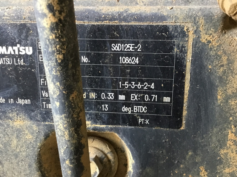 Maquinaria de construcción Komatsu S6D125E-2 FOR PARTS: foto 6