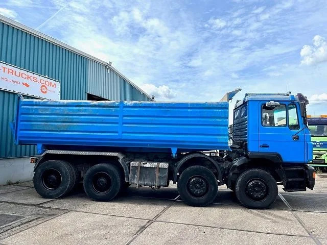 MAN 41.464 F2000 8X4 FULL STEEL KIPPER (EURO 2 / ZF16 MANUAL GEARBOX / ZF-INTARDER / FULL STEEL SUSPENSION / REDUCTION AXLES) - Camión volquete: foto 4 MAN 41.464 F2000 8X4 FULL STEEL KIPPER (EURO 2 / ZF16 MANUAL GEARBOX / ZF-INTARDER / FULL STEEL SUSPENSION / REDUCTION AXLES) - Camión volquete: foto 4