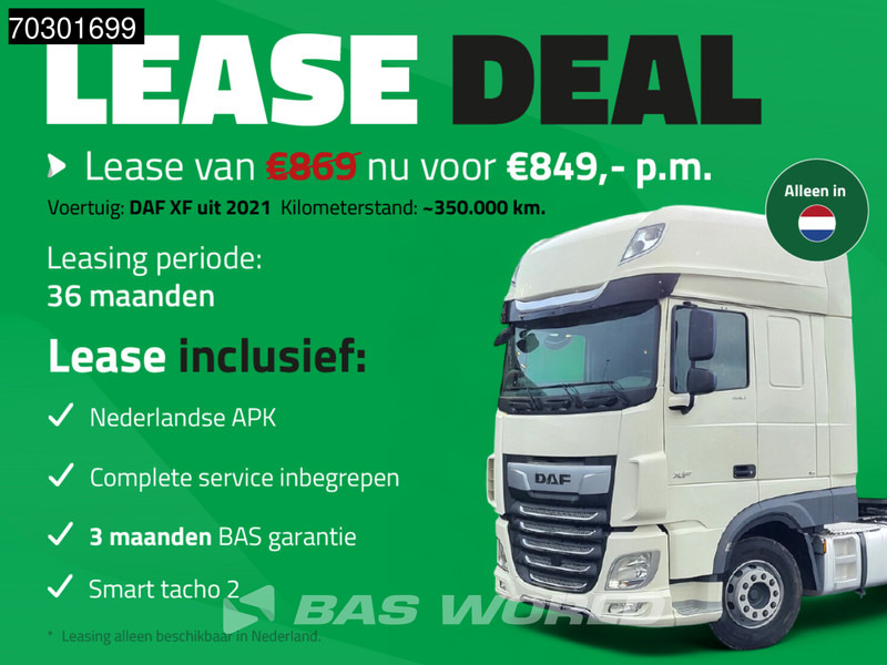 DAF XF 480 4X2 36 Maanden LEASE €849,-! NL-Truck SSC 2xTanks ACC LED Euro 6 - Cabeza tractora: foto 2 DAF XF 480 4X2 36 Maanden LEASE €849,-! NL-Truck SSC 2xTanks ACC LED Euro 6 - Cabeza tractora: foto 2