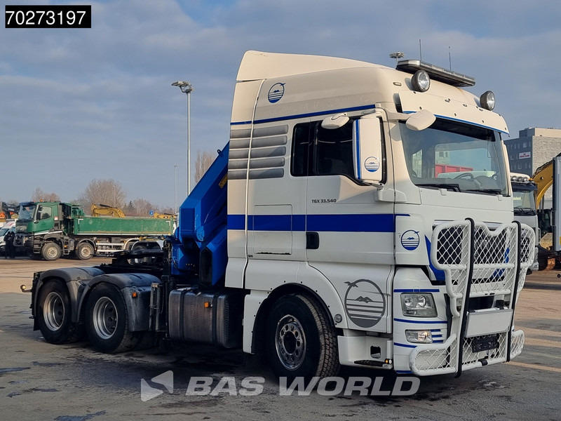 Cabeza tractora MAN TGX 33.540 TGX 6X4 HMF 4220 6 Extensions Kran XLX Retarder Euro 5: foto 17