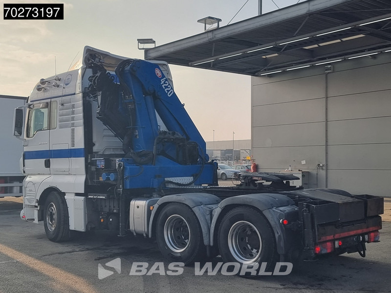 Cabeza tractora MAN TGX 33.540 TGX 6X4 HMF 4220 6 Extensions Kran XLX Retarder Euro 5: foto 11
