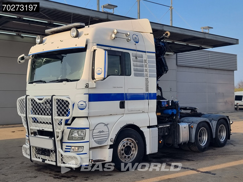 Cabeza tractora MAN TGX 33.540 TGX 6X4 HMF 4220 6 Extensions Kran XLX Retarder Euro 5: foto 10