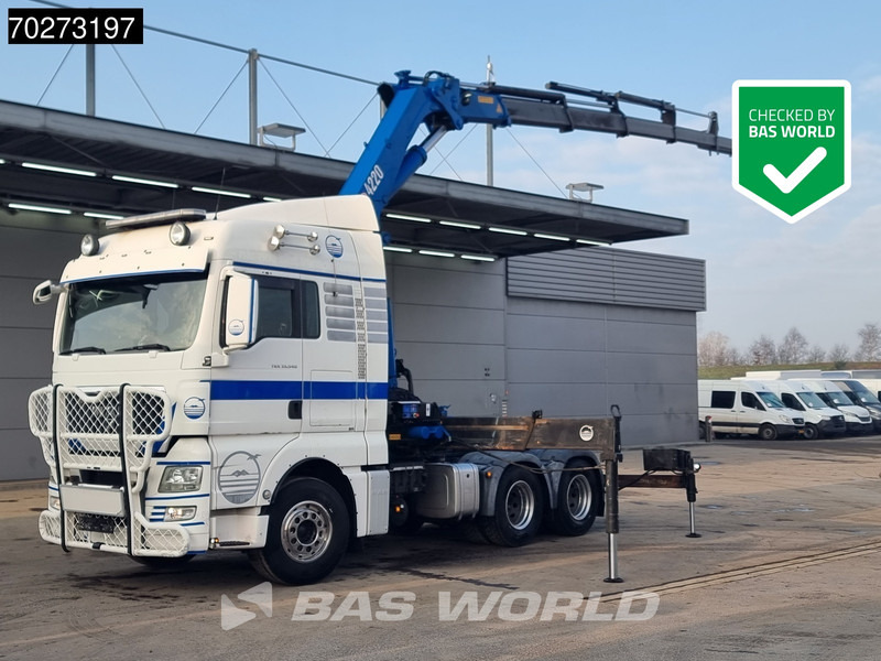 MAN TGX 33.540 TGX 6X4 XLX Retarder PTO HMF 4220 Kran Euro 5 - Cabeza tractora: foto 1 MAN TGX 33.540 TGX 6X4 XLX Retarder PTO HMF 4220 Kran Euro 5 - Cabeza tractora: foto 1