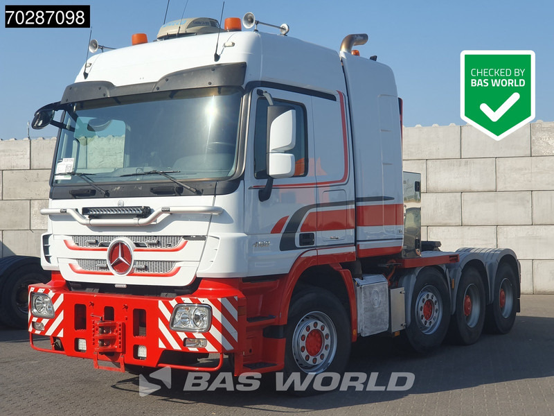 Mercedes-Benz Actros 4160 8X4 250T! WSK Manual Big-Axle Steelsuspension Lift+Lenkachse Standklima Euro 5 - Cabeza tractora: foto 1 Mercedes-Benz Actros 4160 8X4 250T! WSK Manual Big-Axle Steelsuspension Lift+Lenkachse Standklima Euro 5 - Cabeza tractora: foto 1