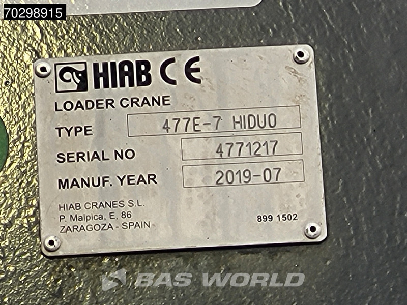 Cabeza tractora Renault T 520 6X4 Hiab 477E-7 HIDUO Crane Kran Big-Axle Euro 6: foto 11 Cabeza tractora Renault T 520 6X4 Hiab 477E-7 HIDUO Crane Kran Big-Axle Euro 6: foto 11