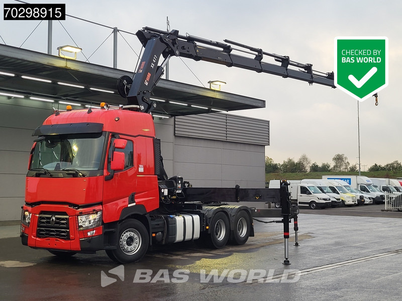 Renault T 520 6X4 Hiab 477E-7 HIDUO Crane Kran Big-Axle Euro 6 - Cabeza tractora: foto 1 Renault T 520 6X4 Hiab 477E-7 HIDUO Crane Kran Big-Axle Euro 6 - Cabeza tractora: foto 1