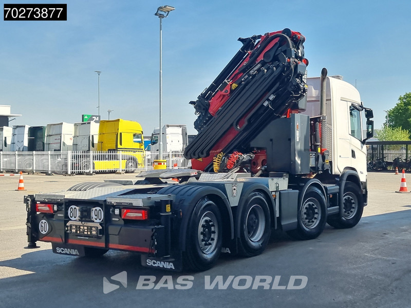 Cabeza tractora Scania G500 8X2 Retarder Liftachse Palfinger Kran PK 58.002 TEC F + JIB: foto 12