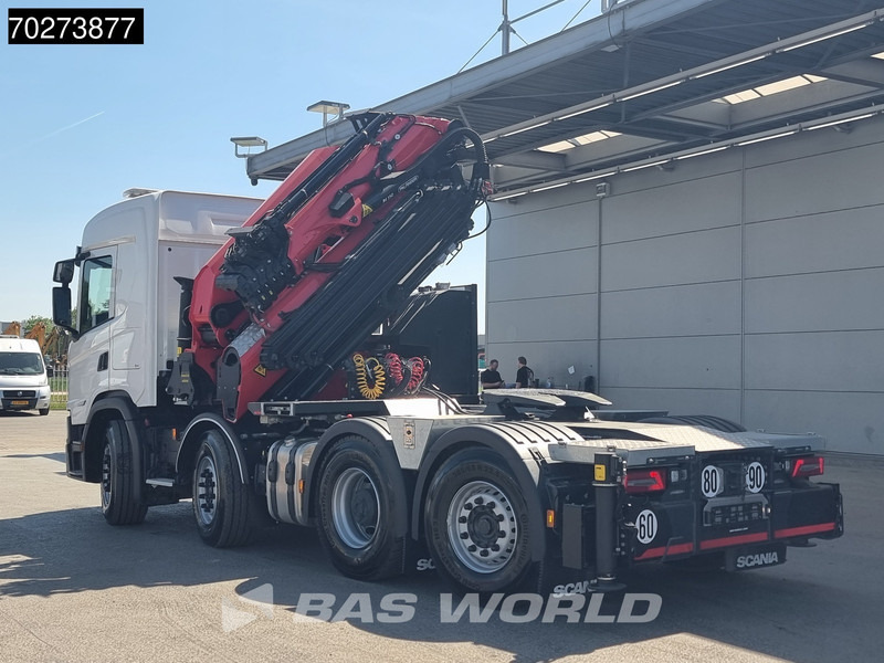 Cabeza tractora Scania G500 8X2 Retarder Liftachse Palfinger Kran PK 58.002 TEC F + JIB: foto 10
