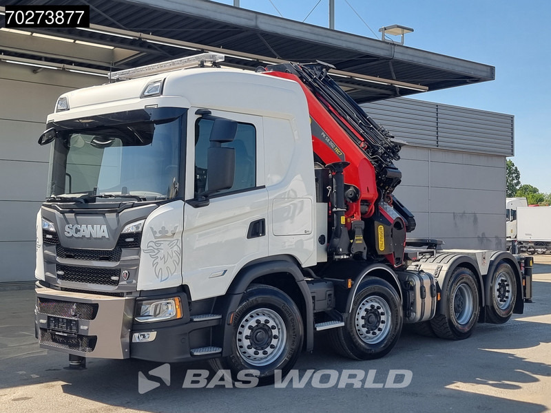 Cabeza tractora Scania G500 8X2 Retarder Liftachse Palfinger Kran PK 58.002 TEC F + JIB: foto 9