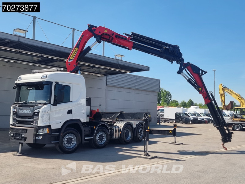 Cabeza tractora Scania G500 8X2 Retarder Liftachse Palfinger Kran PK 58.002 TEC F + JIB: foto 6