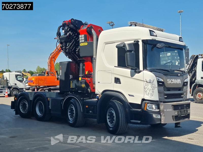 Cabeza tractora Scania G500 8X2 Retarder Liftachse Palfinger Kran PK 58.002 TEC F + JIB: foto 11