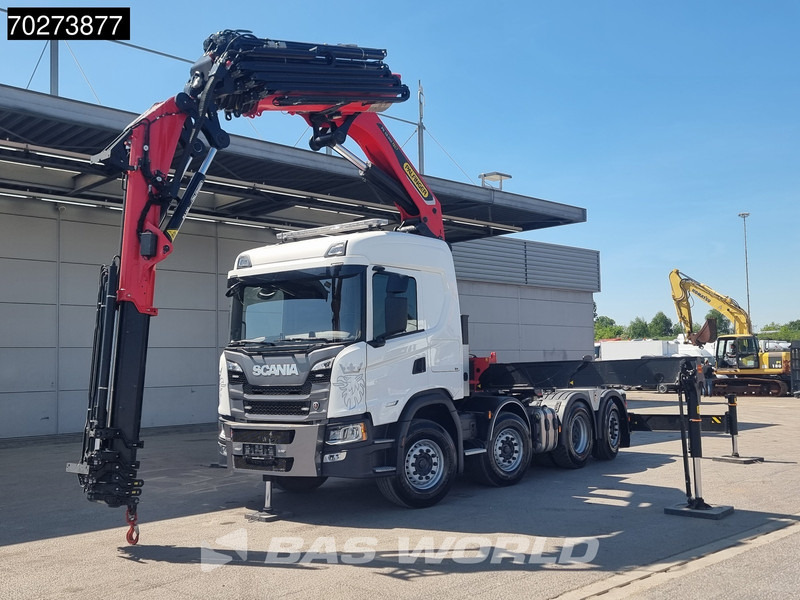 Cabeza tractora Scania G500 8X2 Retarder Liftachse Palfinger Kran PK 58.002 TEC F + JIB: foto 7
