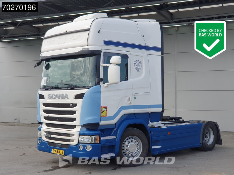 Cabeza tractora Scania R410 4X2 NL-Truck Retarder Standklima 2x Tanks: foto 1