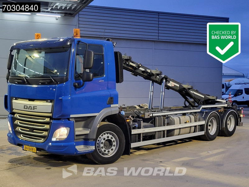 DAF CF 460 6X2 NL-Truck APK ACC Liftachse 28T Trans-Com chainlift Euro 6 - Camión: foto 1 DAF CF 460 6X2 NL-Truck APK ACC Liftachse 28T Trans-Com chainlift Euro 6 - Camión: foto 1
