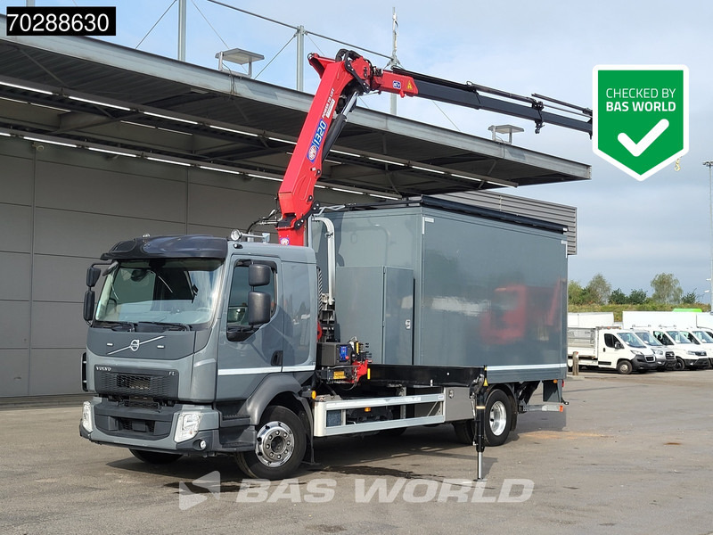 Volvo FL 250 4X2 Mobile workshop HMF 1320K-RCS Crane manbasket 2000kg Ladebordwand - Camión, Camión grúa: foto 1 Volvo FL 250 4X2 Mobile workshop HMF 1320K-RCS Crane manbasket 2000kg Ladebordwand - Camión, Camión grúa: foto 1