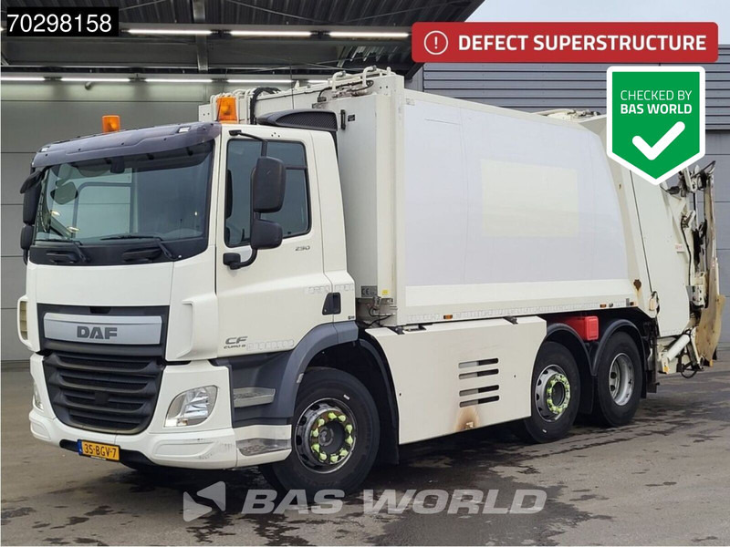 DAF CF 290 6X2 NL-Truck Haller Medim DEFECT! superstructure Lift+Steering Axle ACC Euro 6 - Camión de basura: foto 1 DAF CF 290 6X2 NL-Truck Haller Medim DEFECT! superstructure Lift+Steering Axle ACC Euro 6 - Camión de basura: foto 1