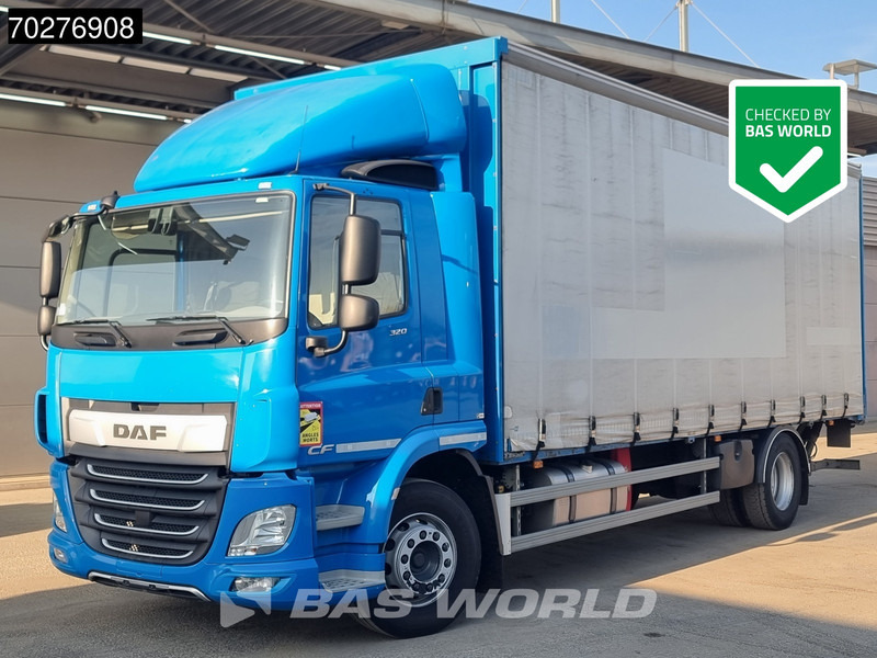 DAF CF 320 4X2 19tonner Automatic 2.500kg Tailgate ACC Euro 6 - Camión lona: foto 1 DAF CF 320 4X2 19tonner Automatic 2.500kg Tailgate ACC Euro 6 - Camión lona: foto 1