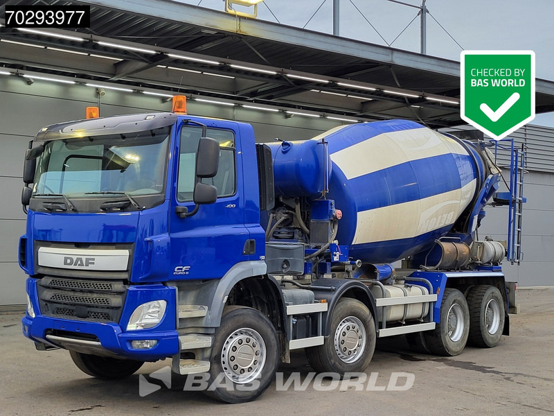DAF CF 400 8X4 9m3 Stetter Mixer Big-Axle Steel Suspension Manual Euro 6 - Camión hormigonera: foto 1 DAF CF 400 8X4 9m3 Stetter Mixer Big-Axle Steel Suspension Manual Euro 6 - Camión hormigonera: foto 1