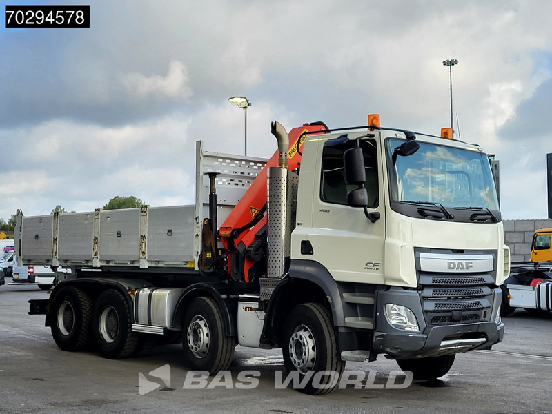 DAF CF 460 8X4 Palfinger PK18002 EH Crane tipper Retarder Big-Axle Steelsuspension Manual - Camión volquete, Camión grúa: foto 3 DAF CF 460 8X4 Palfinger PK18002 EH Crane tipper Retarder Big-Axle Steelsuspension Manual - Camión volquete, Camión grúa: foto 3