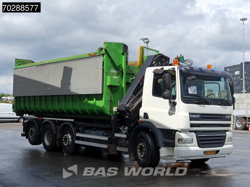 DAF CF85.360 8X2 NL-Truck HIAB 211 E-3 Hipro Crane + Hooklift Lift+steering Axle Automatic Euro 5 - Camión multibasculante, Camión grúa: foto 3 DAF CF85.360 8X2 NL-Truck HIAB 211 E-3 Hipro Crane + Hooklift Lift+steering Axle Automatic Euro 5 - Camión multibasculante, Camión grúa: foto 3
