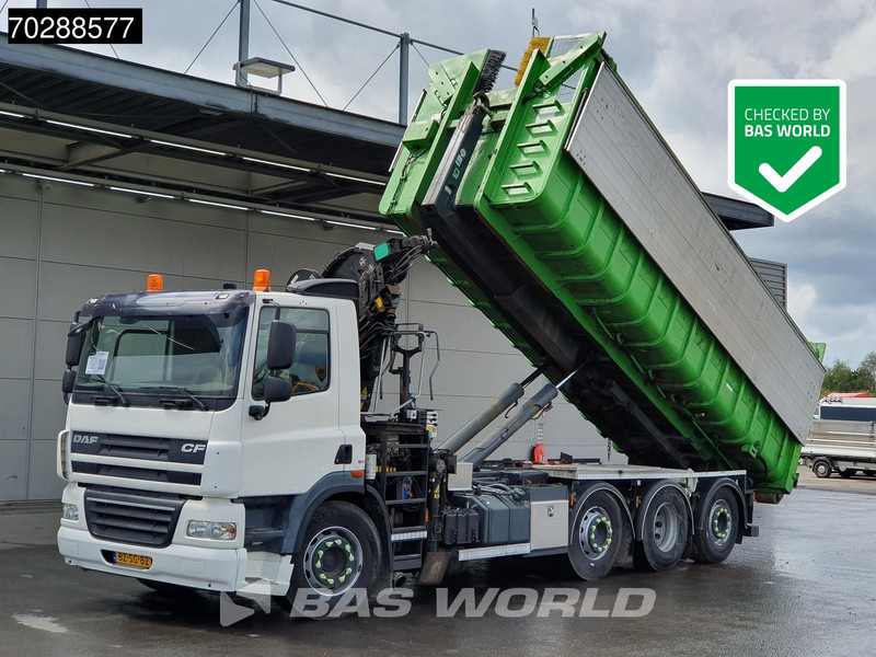 DAF CF85.360 8X2 NL-Truck HIAB 211 E-3 Hipro Crane + Hooklift Lift+steering Axle Automatic Euro 5 - Camión multibasculante, Camión grúa: foto 1 DAF CF85.360 8X2 NL-Truck HIAB 211 E-3 Hipro Crane + Hooklift Lift+steering Axle Automatic Euro 5 - Camión multibasculante, Camión grúa: foto 1
