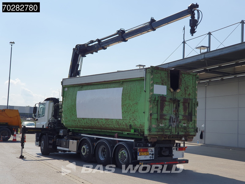 Camión multibasculante, Camión grúa DAF CF85.360 8X2 NL-Truck Hiab 211 E-3 HIPRO Kran 21T Multilift Euro 5: foto 6