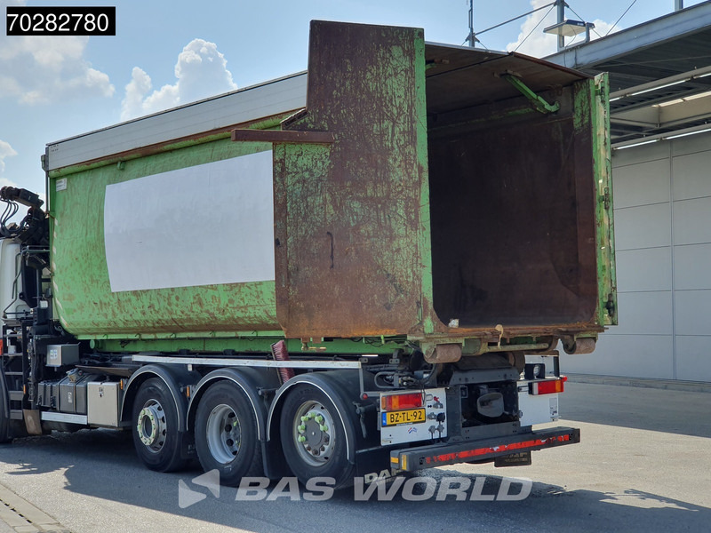 Camión multibasculante, Camión grúa DAF CF85.360 8X2 NL-Truck Hiab 211 E-3 HIPRO Kran 21T Multilift Euro 5: foto 19