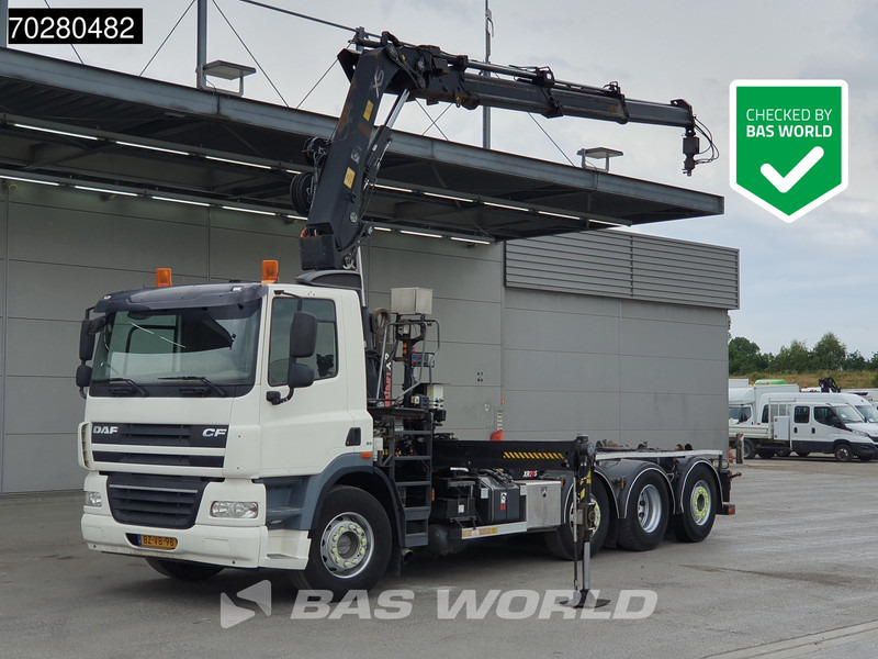 DAF CF85.360 8X2 NL-Truck Hiab 211 E-3 Hipro Kran 21tons Multilift Lift+steering Euro 5 - Camión multibasculante, Camión grúa: foto 1 DAF CF85.360 8X2 NL-Truck Hiab 211 E-3 Hipro Kran 21tons Multilift Lift+steering Euro 5 - Camión multibasculante, Camión grúa: foto 1
