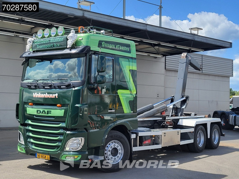 DAF XF 460 XF 6X2 NL-Truck VDL S-25-6400 Hooklift Liftaxle Manual Navi ACC Euro 6 - Camión multibasculante: foto 3 DAF XF 460 XF 6X2 NL-Truck VDL S-25-6400 Hooklift Liftaxle Manual Navi ACC Euro 6 - Camión multibasculante: foto 3