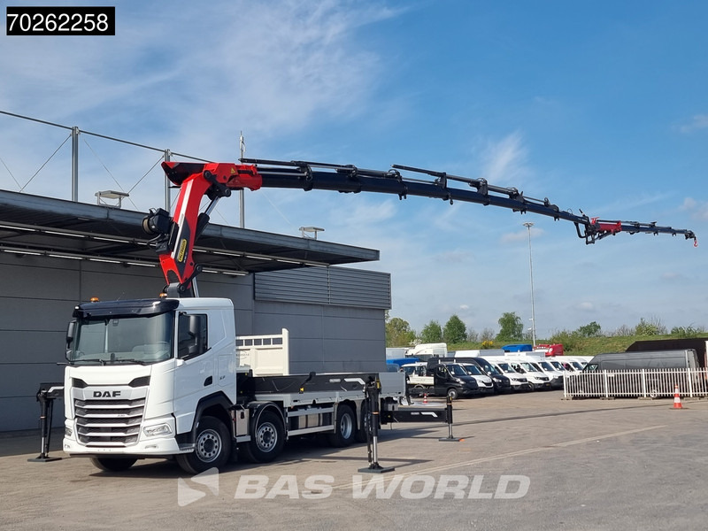DAF XF 530 8X2 NEW Palfinger PK580 TEC Kran Crane Fly-Jib Winch Lift+Lenkasche Retarder - Camión caja abierta, Camión grúa: foto 2 DAF XF 530 8X2 NEW Palfinger PK580 TEC Kran Crane Fly-Jib Winch Lift+Lenkasche Retarder - Camión caja abierta, Camión grúa: foto 2