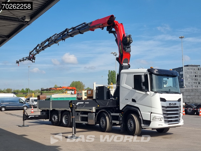 DAF XF 530 8X2 NEW Palfinger PK580 TEC Kran Crane Fly-Jib Winch Lift+Lenkasche Retarder - Camión caja abierta, Camión grúa: foto 5 DAF XF 530 8X2 NEW Palfinger PK580 TEC Kran Crane Fly-Jib Winch Lift+Lenkasche Retarder - Camión caja abierta, Camión grúa: foto 5
