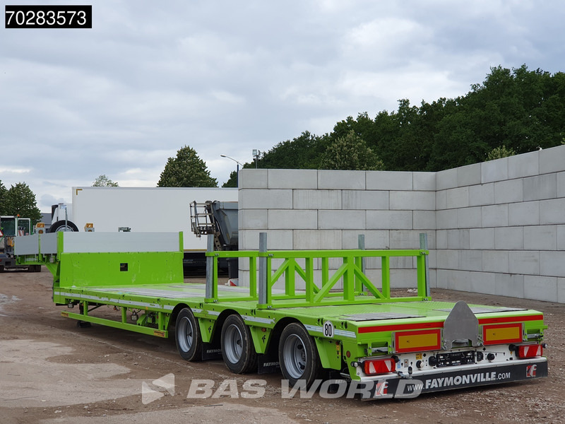 Faymonville F-S43-1AAF 3 axles Extendable Twistlocks 3x Hydraulic Steering Galvanised - Semirremolque góndola rebajadas: foto 2 Faymonville F-S43-1AAF 3 axles Extendable Twistlocks 3x Hydraulic Steering Galvanised - Semirremolque góndola rebajadas: foto 2