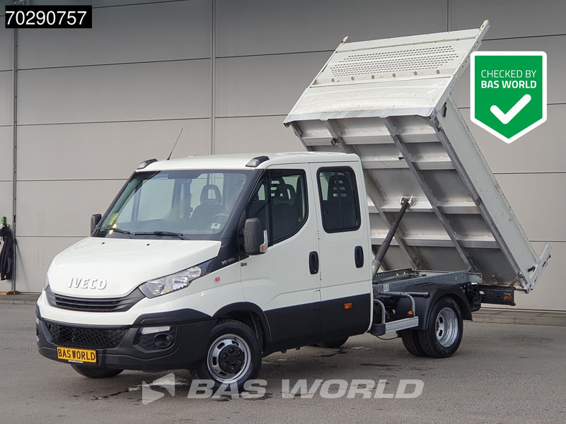 Iveco Daily 35C12 Kipper Dubbel Cabine Dubbellucht 3,5t Trekhaak Airco Cruise Camera Euro6 Tipper Benne Kieper 2m3 A/C Towbar Cruise control - Furgoneta basculante: foto 1 Iveco Daily 35C12 Kipper Dubbel Cabine Dubbellucht 3,5t Trekhaak Airco Cruise Camera Euro6 Tipper Benne Kieper 2m3 A/C Towbar Cruise control - Furgoneta basculante: foto 1