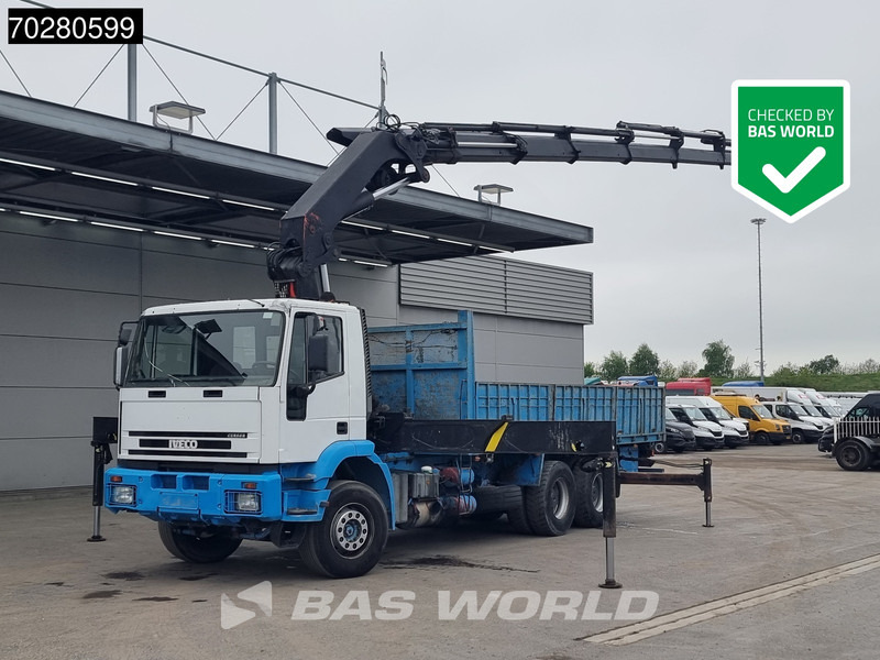 Iveco EuroTrakker 310 6X4 Palfinger PK36002 Kran Crane Manual Big-Axle Euro 3 - Camión caja abierta, Camión grúa: foto 1 Iveco EuroTrakker 310 6X4 Palfinger PK36002 Kran Crane Manual Big-Axle Euro 3 - Camión caja abierta, Camión grúa: foto 1