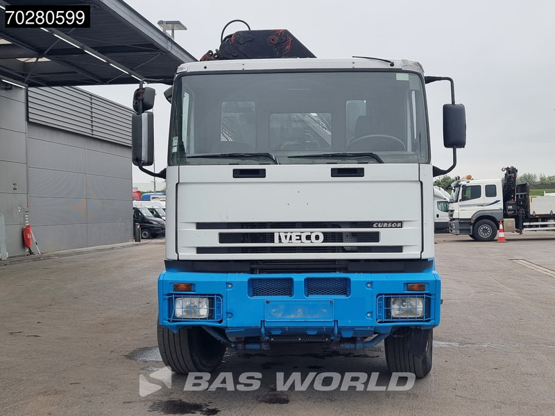 Camión caja abierta, Camión grúa Iveco EuroTrakker 310 6X4 Palfinger PK36002 Kran Crane Manual Big-Axle Euro 3: foto 12