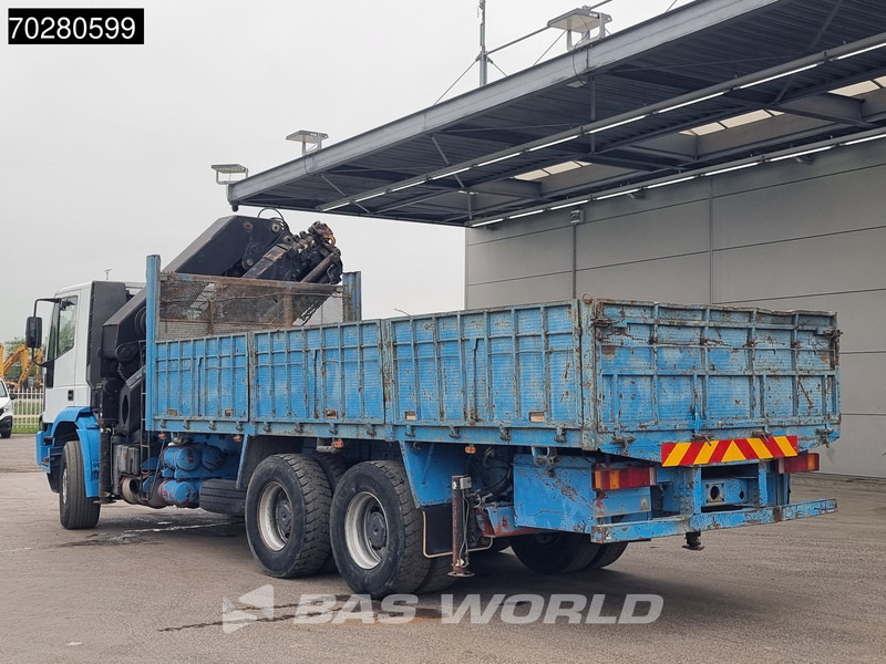 Camión caja abierta, Camión grúa Iveco EuroTrakker 310 6X4 Palfinger PK36002 Kran Crane Manual Big-Axle Euro 3: foto 11