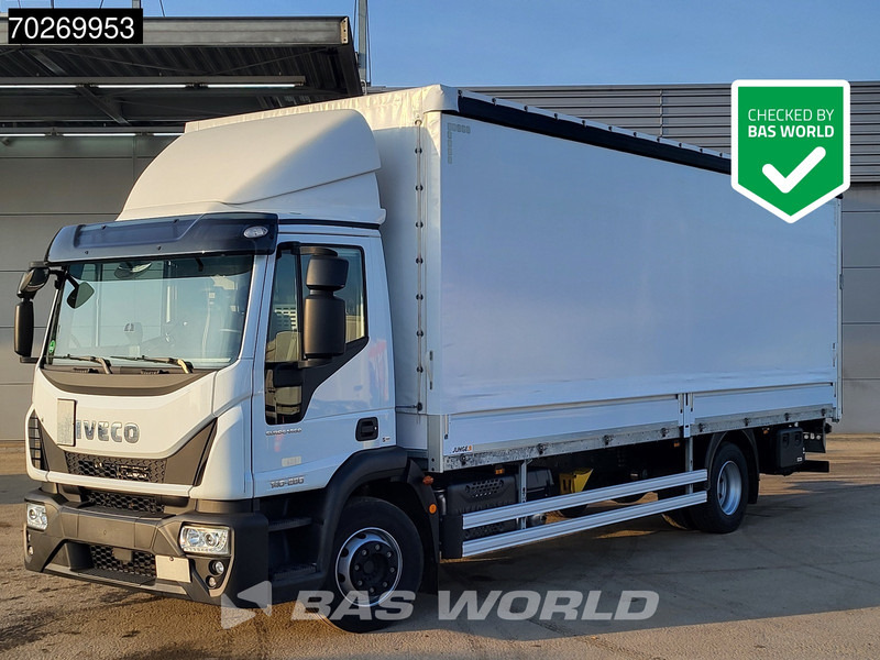 Iveco Eurocargo 140E280 4X2 LOW Mileage! 14tonner Ladebordwand ACC Euro 6 - Camión lona: foto 1 Iveco Eurocargo 140E280 4X2 LOW Mileage! 14tonner Ladebordwand ACC Euro 6 - Camión lona: foto 1