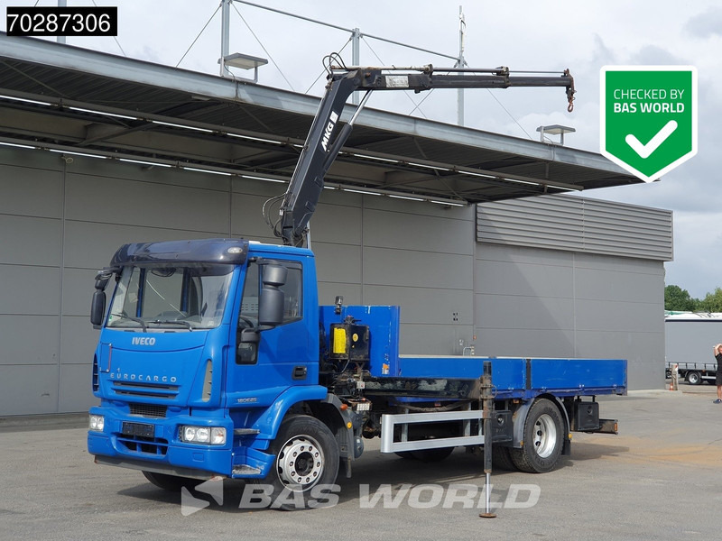 Iveco Eurocargo 180E250 4X2 18tonner MKG-HLK66 Crane Kran Manual Euro 5 - Camión caja abierta, Camión grúa: foto 1 Iveco Eurocargo 180E250 4X2 18tonner MKG-HLK66 Crane Kran Manual Euro 5 - Camión caja abierta, Camión grúa: foto 1