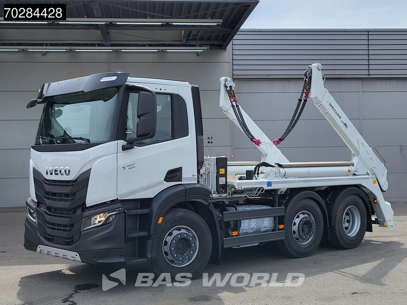 Iveco S-Way 400 6X2 NEW! Meiller AK 16MT Retarder Steering axle ACC Euro 6 - Camión portacontenedor de cadenas: foto 3 Iveco S-Way 400 6X2 NEW! Meiller AK 16MT Retarder Steering axle ACC Euro 6 - Camión portacontenedor de cadenas: foto 3