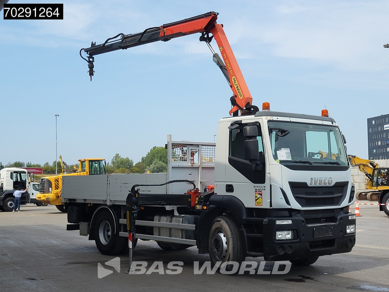 Iveco Stralis 310 4X2 Palfinger PK12002 EH Kran Crane Rotator Automatic Full Steel Euro 6 - Camión caja abierta, Camión grúa: foto 3 Iveco Stralis 310 4X2 Palfinger PK12002 EH Kran Crane Rotator Automatic Full Steel Euro 6 - Camión caja abierta, Camión grúa: foto 3
