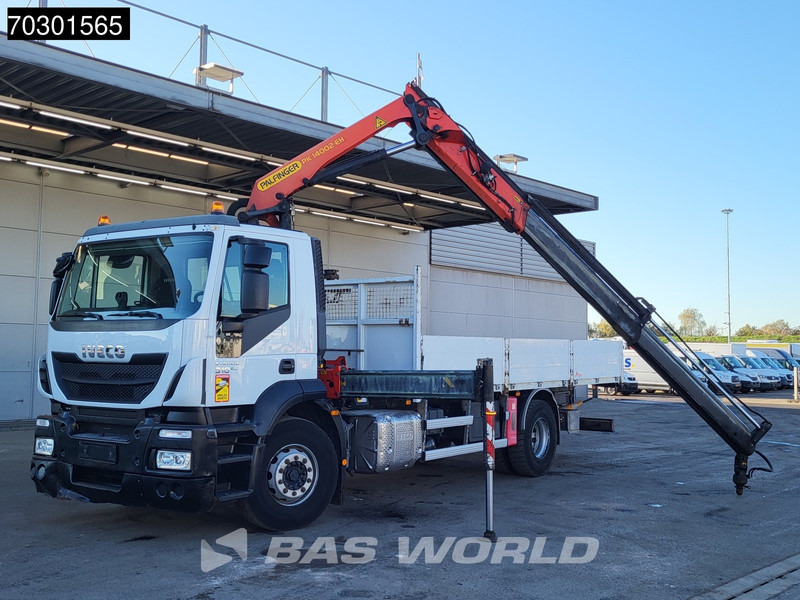 Iveco Stralis 310 4X2 Palfinger PK14002 EH Kran Crane Steel suspension Euro 6 - Camión caja abierta, Camión grúa: foto 5 Iveco Stralis 310 4X2 Palfinger PK14002 EH Kran Crane Steel suspension Euro 6 - Camión caja abierta, Camión grúa: foto 5
