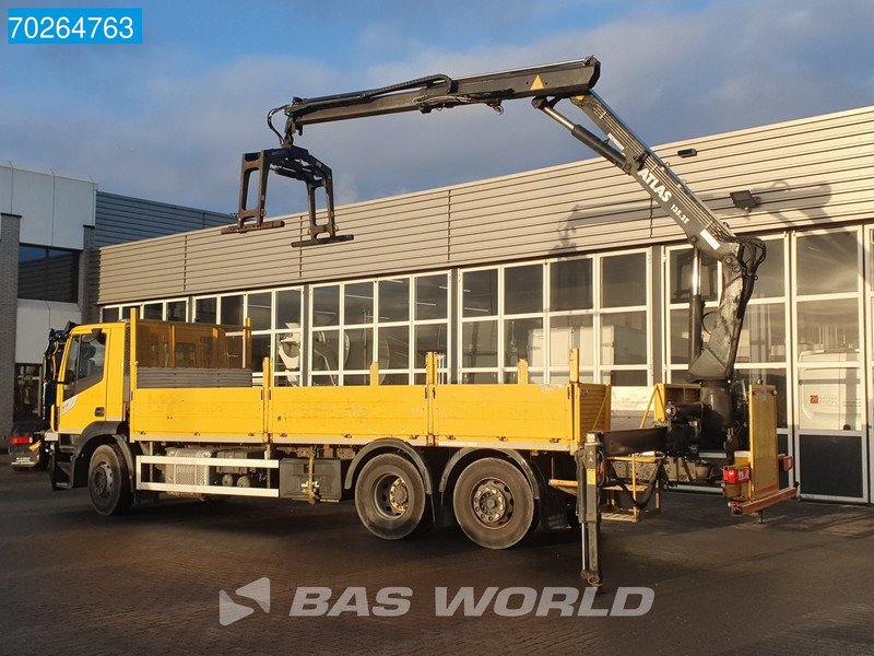 Iveco Stralis 310 6X2 RHD! Atlas 135.2VE-A11 Crane Lift-Lenkachse ACC Euro 6 - Camión caja abierta, Camión grúa: foto 2 Iveco Stralis 310 6X2 RHD! Atlas 135.2VE-A11 Crane Lift-Lenkachse ACC Euro 6 - Camión caja abierta, Camión grúa: foto 2